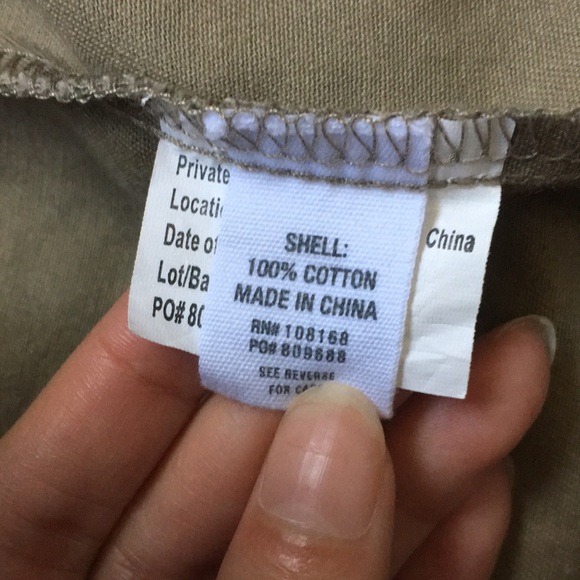 RSQ Size L Army Camouflage Anorak Jacket Front Zip Buttons Pockets Girls - Picture 7 of 8